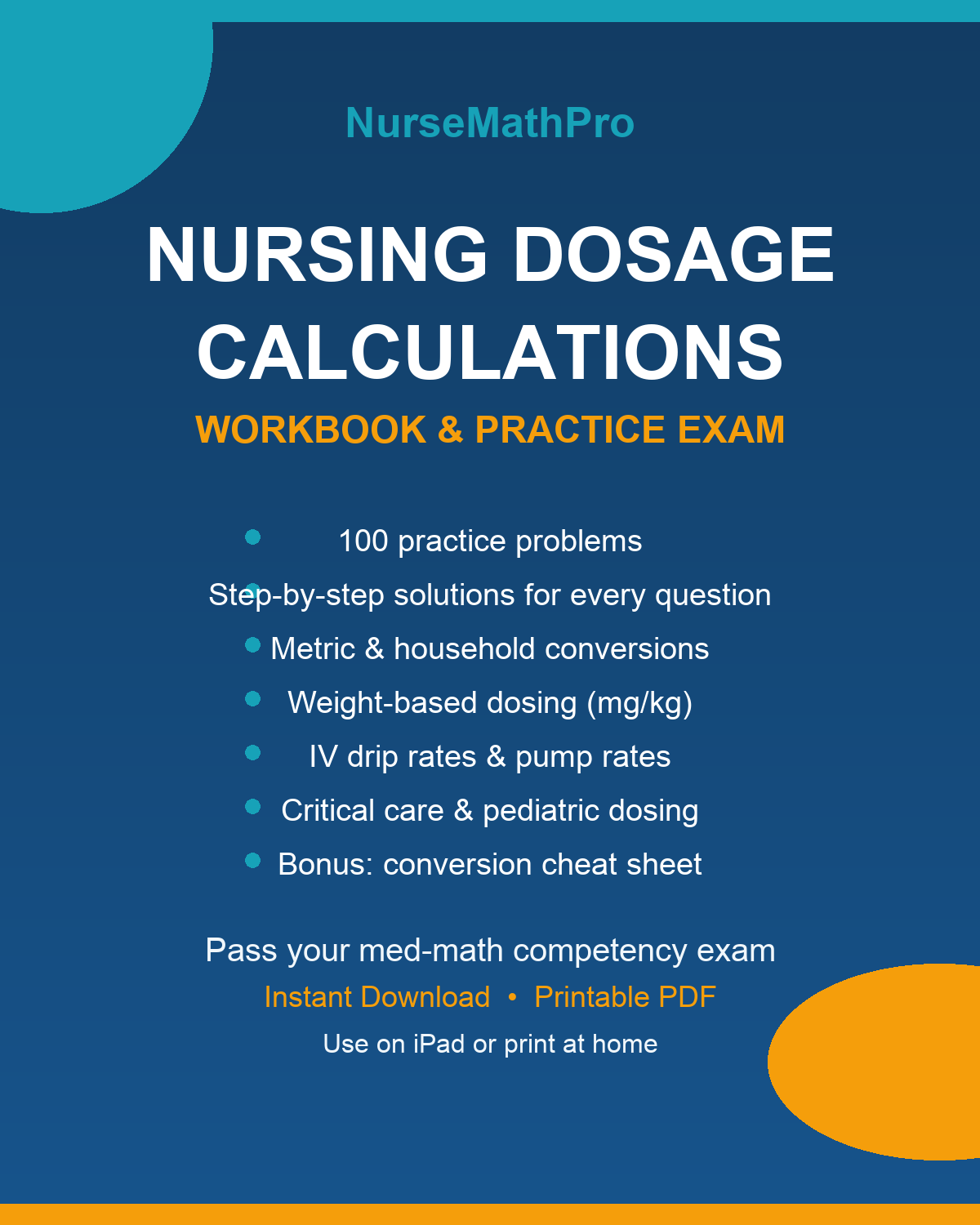 Nursing Dosage Calculations Workbook cover